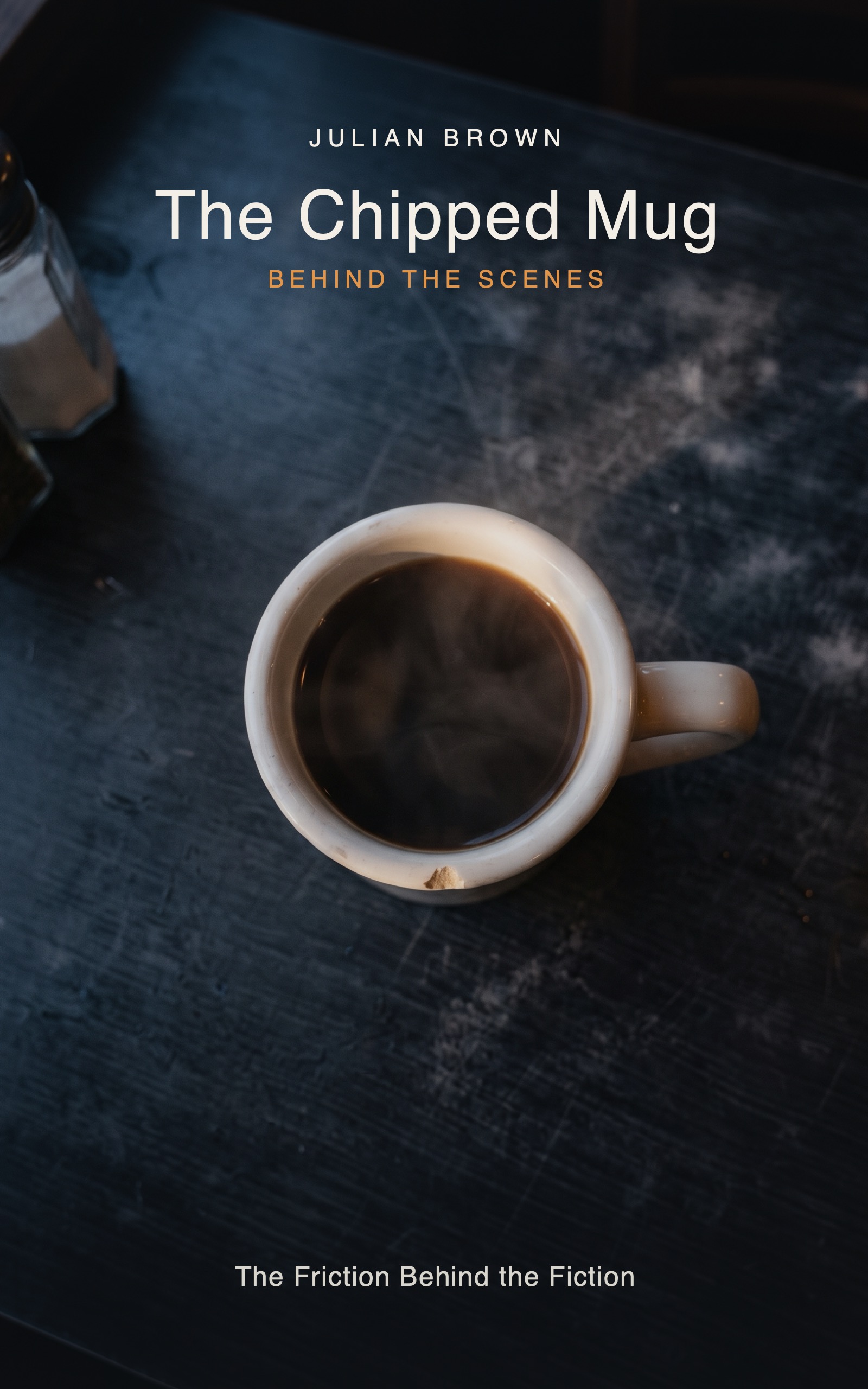 Cover artwork for The Chipped Mug: Behind the Scenes by Julian Brown