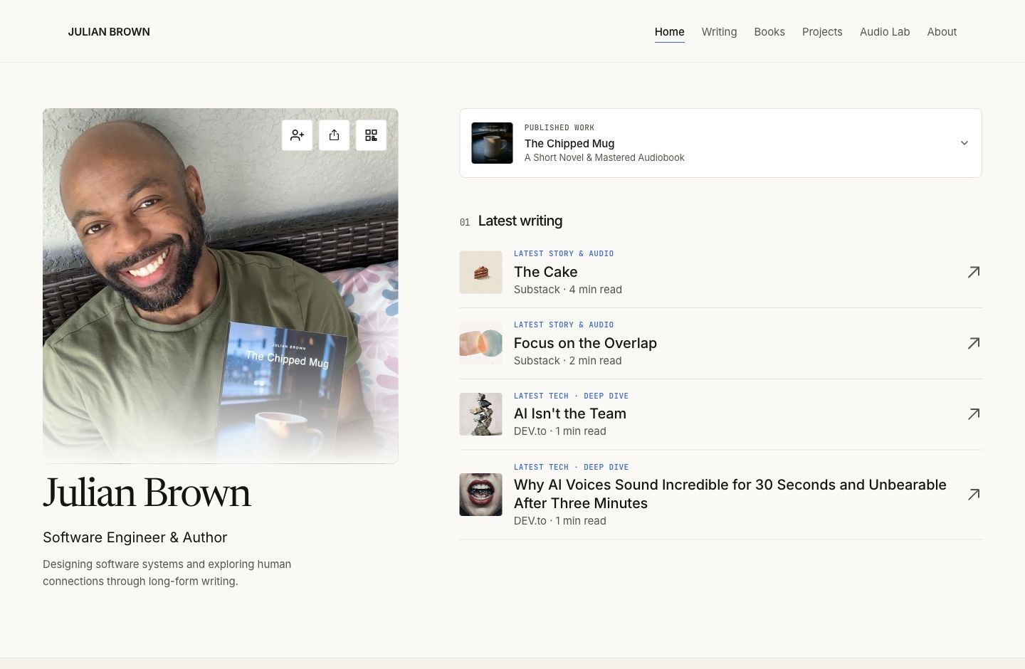 The editorial homepage, captured at 1440px desktop width